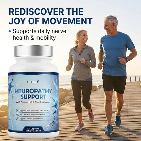 Nerve Savior for Neuropathy, Advanced Formula with 600mg Alpha Lipoic Acid & Benfotiamine, Vitamin B Complex for Nervous System Health, 120 Capsules in Kuwait