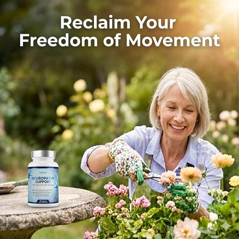Nerve Savior for Neuropathy, Advanced Formula with 600mg Alpha Lipoic Acid & Benfotiamine, Vitamin B Complex for Nervous System Health, 120 Capsules in Kuwait