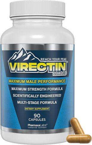 Loaded Supplement – Natural Support with L‑Arginine, Tribulus, Fenugreek, Ginkgo & Zinc – Promotes Blood Flow, Energy & Performance – 90 Capsules in Kuwait