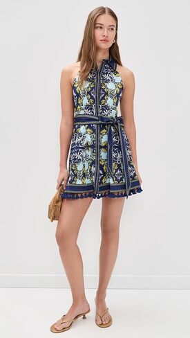 alice + olivia Women's Lucy Halter Mini Shirt Dress in Saudi Arabia
