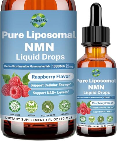 NMN Supplement 1000mg Liquid Drops, 99% Pure NMNH Alternative & Stabilized Beta-Nicotinamide Mononucleotide for NAD⁺ Levels, Cellular Energy, Anti-Aging & Longevity in Saudi Arabia