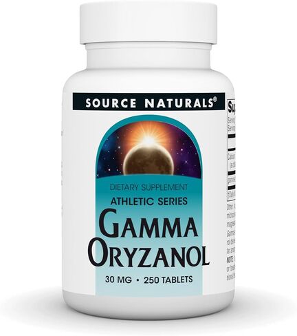 Source Naturals Athletic Series Gamma Oryzanol, Dietary Supplement, 30 mg - 250 Vegetarian Tablets in Kuwait