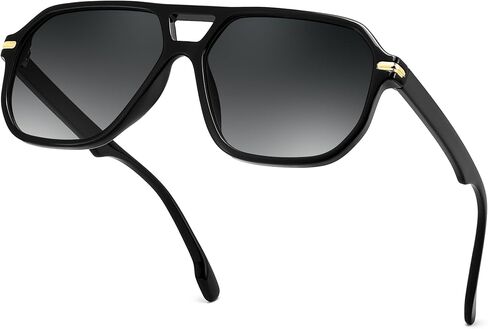 FEISEDY Women Men Aviator Sunglasses UV400 Protection, Retro Trendy Square Frame for Driving Fishing Outdoor Daily B0425 in Kuwait