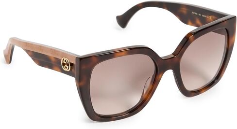Gucci Women's Web Studi Oversize Square Sunglasses in Kuwait