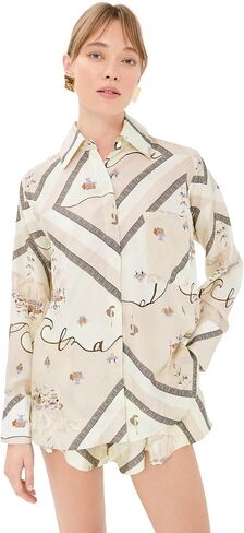 Isla & White Women's Estela Silk Shirt in Saudi Arabia