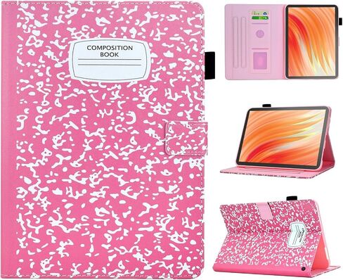 Cute Case for All-New Amazon Kindle Fire HD 10 & 10 Plus Tablet (13th/11th Generation, 2023/2021 Release) 10.1",Vegan Leather Slim Folding Stand Cover with Pocket Auto Wake/Sleep,Bookshelf Cat in Kuwait