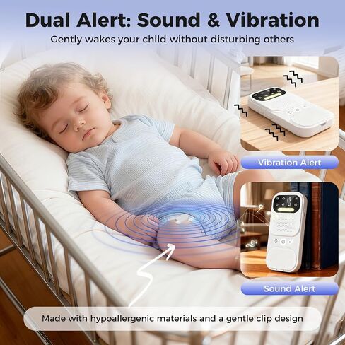 Wireless Smart Bed wetting Alarm - Suitable for Boys, Girls, and Older Kids. with UV Mode, Night Light, Sound/Vibration, High Sensitivity Sensor.for Nighttime bedwetting Training. in Saudi Arabia