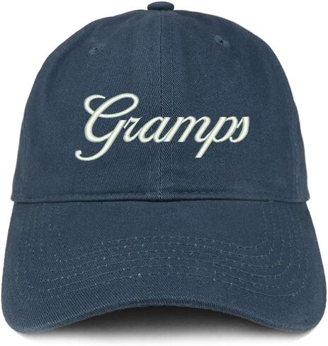 Trendy Apparel Shop Gramps Embroidered Soft Crown 100% Brushed Cotton Cap in Kuwait
