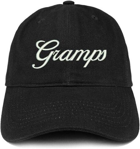 Trendy Apparel Shop Gramps Embroidered Soft Crown 100% Brushed Cotton Cap in Kuwait