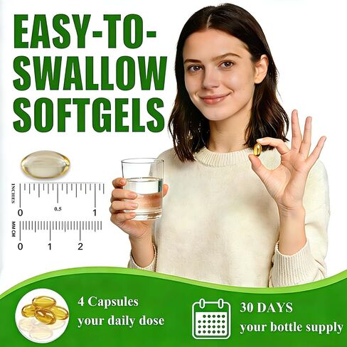 Soursop Supplement Softgels, Extra Strength Soursop leaves & Fruits with Black Seed, Irish Moss & Moringa for Immune & Antioxidant Support, 10-in-1 Herbal Sour sop Capsules丨Vegan, Non-GMO, 120 Counts in Saudi Arabia