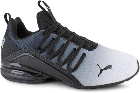 PUMA Axelion Fade 2 Running Shoe - Men's - White/Black, 10.5 M US in Kuwait