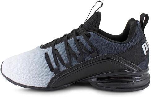 PUMA Axelion Fade 2 Running Shoe - Men's - White/Black, 10.5 M US in Kuwait