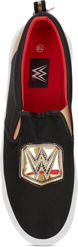 WWE Mens Championship Belt Shoes - John Cena, Roman Reigns, Seth Rollins World Wrestling Champion Belt Slip On Sneakers in Kuwait