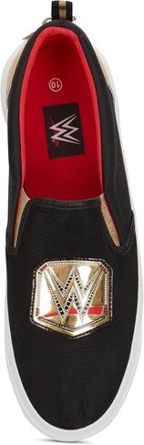 WWE Mens Championship Belt Shoes - John Cena, Roman Reigns, Seth Rollins World Wrestling Champion Belt Slip On Sneakers in Kuwait