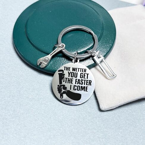 Plumbing Gifts for Men Plumber Appreciation Gifts for Plumber Ideal Plumbers Gift Keychain Gift for Husband Boyfriend Dad Retirement Valentine’s Day Christmas Birthday Coworkers Present in Saudi Arabia