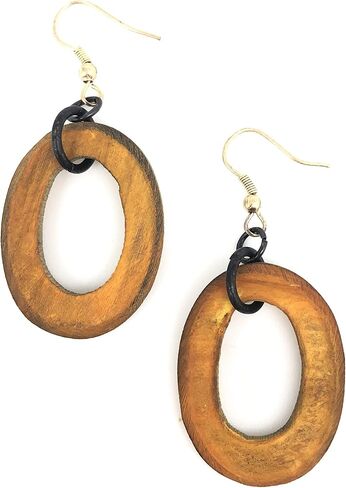 Jewelry Omala Collection Up-Cycled Horn Earrings in Saudi Arabia