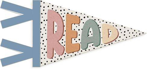 Blue Reading Room Decor, READ Wall Pennant Flag Felt Banner, Ocean Theme Classroom Wall Hanging Decor for Reading Corner Nook Library Kids Boys Girls Nursery Room Bedroom Playroom Classroom in Saudi Arabia