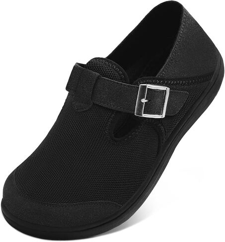 XIHALOOK Mens Fashion Sneakers Wide Toe Barefoot Shoes Zero Drop Minimalist Walking Shoes with Adjustable Strap Slip on Clogs in Saudi Arabia