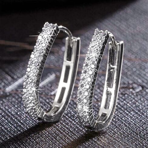 Exquisite Women's Hoop Earrings U Shaped Earrings in Kuwait