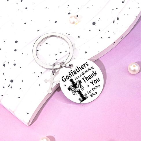 Godfather Fathers Day Birthday Gifts For Men Best Thank You Godfather Keychain Gifts From Godchild Godfathers Proposal Gifts Will You Be My Godfather Padrino Gifts Padrinos Proposal Gift in Saudi Arabia