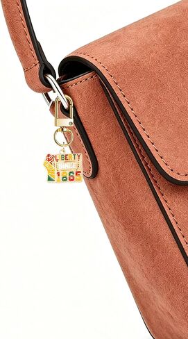 MALOYANVE Juneteenth Keychain Set Black History African American Freedom Day Accessories Charms Enamel Key Ring in Kuwait