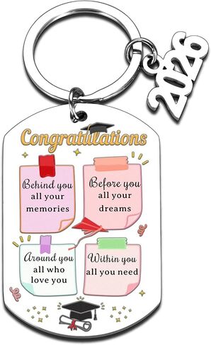 8th Grade Graduation Gifts , Class of 2026 Keychain for 8th Grade Girls Boys, Inspirational Graduation Souvenirs 2026 , Graduating Key Chains 2026 for Graduate Daughter Son Granddaughter Grandson in Kuwait