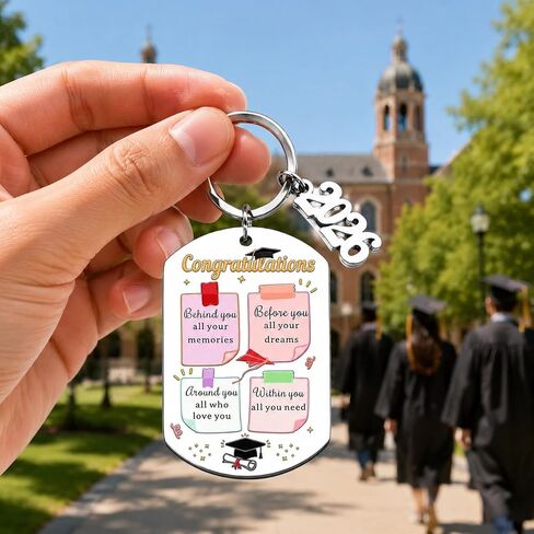 8th Grade Graduation Gifts , Class of 2026 Keychain for 8th Grade Girls Boys, Inspirational Graduation Souvenirs 2026 , Graduating Key Chains 2026 for Graduate Daughter Son Granddaughter Grandson in Kuwait