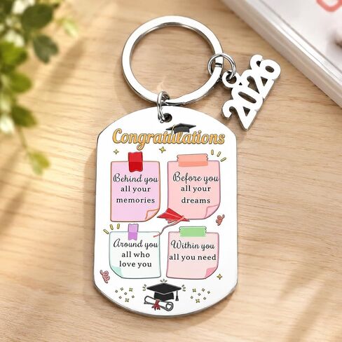 8th Grade Graduation Gifts , Class of 2026 Keychain for 8th Grade Girls Boys, Inspirational Graduation Souvenirs 2026 , Graduating Key Chains 2026 for Graduate Daughter Son Granddaughter Grandson in Kuwait