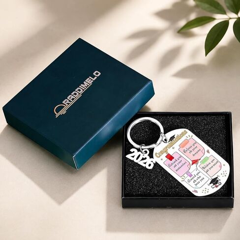 8th Grade Graduation Gifts , Class of 2026 Keychain for 8th Grade Girls Boys, Inspirational Graduation Souvenirs 2026 , Graduating Key Chains 2026 for Graduate Daughter Son Granddaughter Grandson in Kuwait