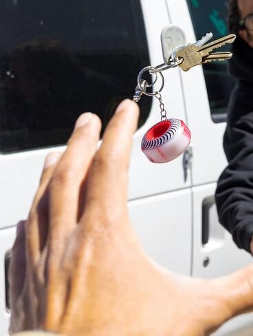 Spitfire Skate Wheel Keychain - Blue Sapphire in Saudi Arabia