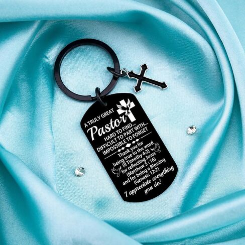 Aisity Christian Keychain for Men Bible Verse Scripture Keychain Religious Gifts for Christian Dad Pastor Appreciation Gifts Walk with God Baptism Gift Faith Based Car Accessory in Saudi Arabia