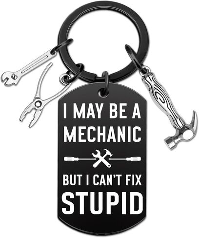 Aisity Mechanic Gifts for Men Cool Keychain Mechanic Accessories Handyman Construction Worker Carpenter Dad Grandpa Unique Gifts for Mechanics in Saudi Arabia