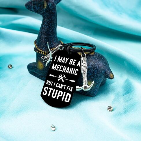 Aisity Mechanic Gifts for Men Cool Keychain Mechanic Accessories Handyman Construction Worker Carpenter Dad Grandpa Unique Gifts for Mechanics in Saudi Arabia