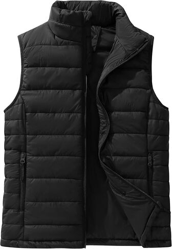 Outdoor Ventures Women's Lightweight Puffer Vest Outerwear Zip Up Warm Sleeveless Winter Jacket Padded Gilet Quilted Coat in Kuwait