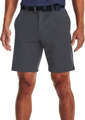شورت جولف رجالي من Under Armour (درزة داخلية 10 بوصات) (as1، الخصر، Numeric_36، عادي، رمادي داكن 012) in Kuwait