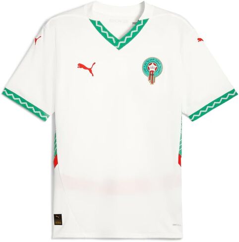 PUMA Mens Morocco Away V Neck Short Sleeve Replica Jersey Casual in Kuwait