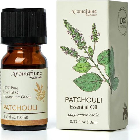 AROMAFUME Patchouli Essential Oil - 100% Natural, Therapeutic Grade Essential Oils - Pure, Harmonising Aromatherapy Oil for Home Diffusers - Gifts for Her - 10ml in Saudi Arabia