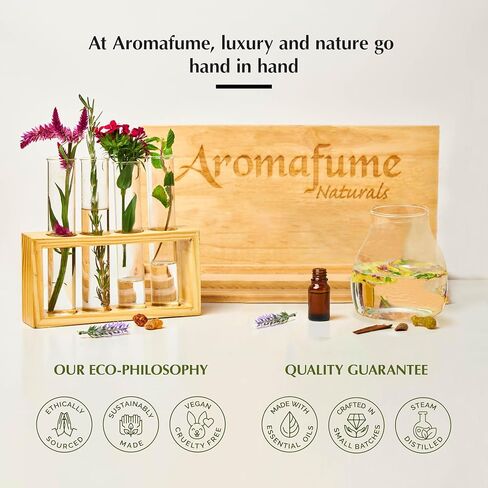 AROMAFUME Patchouli Essential Oil - 100% Natural, Therapeutic Grade Essential Oils - Pure, Harmonising Aromatherapy Oil for Home Diffusers - Gifts for Her - 10ml in Saudi Arabia