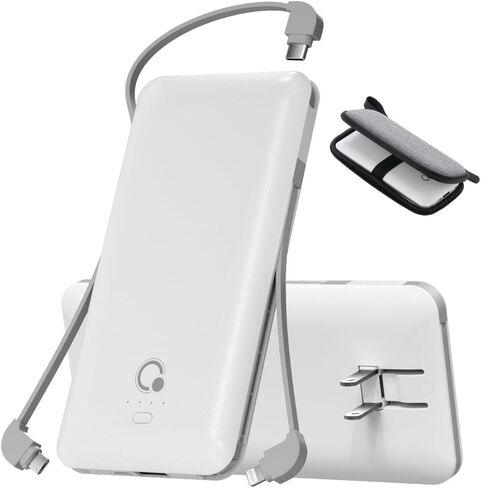Q 10000mAh Power Bank ، شاحن محمول نحيف ، 4 إخراج حزمة بطارية خارجية مع CALPENT CLOP PLUT MICRO MICRO in Kuwait