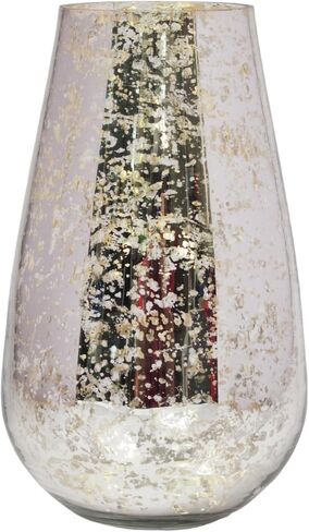 Hosley Mercury Glass Vase 8 Inch High Perfect for Kitchen, Bedroom, Living Room, Centrepieces, Office Desk Floral Arrangements in Kuwait