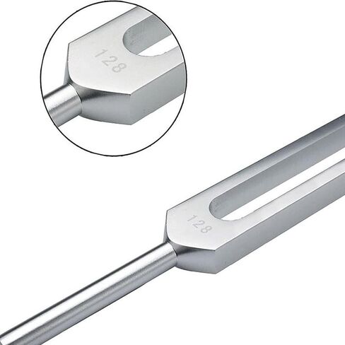 the 128hz Therapy Instrument, Tuning Forks for Healing, Metal Sound Vibration Tool for Relaxation, Includes Mallet, Storage Pouch in Kuwait