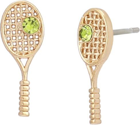 Betsey Johnson Jewelry Women's Tennis Racquet Post Earrings in Saudi Arabia