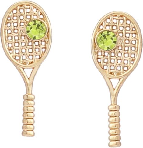 Betsey Johnson Jewelry Women's Tennis Racquet Post Earrings in Saudi Arabia