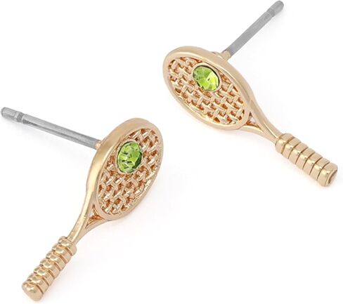 Betsey Johnson Jewelry Women's Tennis Racquet Post Earrings in Saudi Arabia