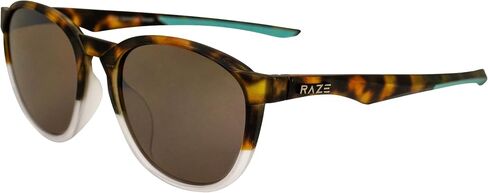Raze Eyewear Sahara Womens Sunglasses Clear to Tortoise Frame + High Definition Lenses in Saudi Arabia