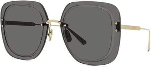 DIOR Woman Sunglasses Gold Frame, Smoke Lenses, 65MM in Kuwait