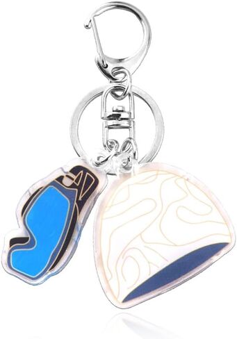 Swimming Cap Goggles Keychain for Backpack Acrylic Keychain Clip Swimming Bag Accessories Pool Gifts for Swimmer Swim Lovers Coach Stuff Souvenirs Swim Team Key Chain Gift Ideas in Kuwait