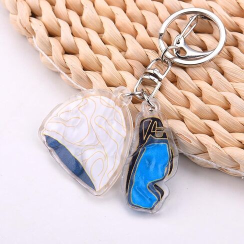 Swimming Cap Goggles Keychain for Backpack Acrylic Keychain Clip Swimming Bag Accessories Pool Gifts for Swimmer Swim Lovers Coach Stuff Souvenirs Swim Team Key Chain Gift Ideas in Kuwait