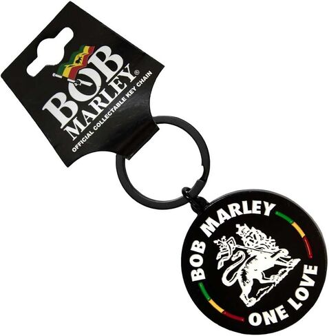منتجات Rock Off المرخصة رسميًا سلسلة مفاتيح معدنية Bob Marley Lion in Kuwait