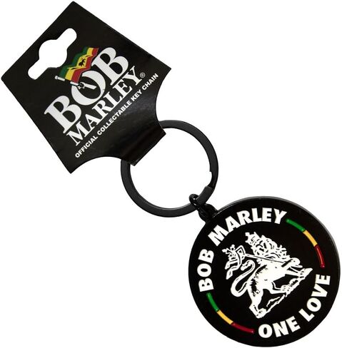 منتجات Rock Off المرخصة رسميًا سلسلة مفاتيح معدنية Bob Marley Lion in Kuwait